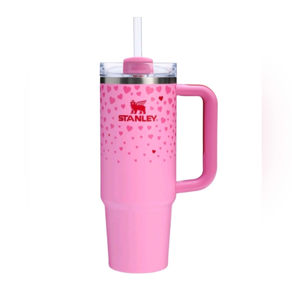 Stanley 30 oz Stainless Steel H2.0 Flowstate Quencher Tumbler Sweet Heart